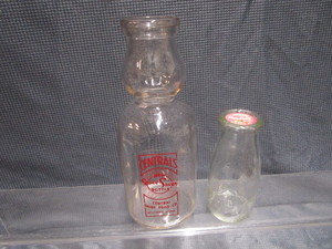lot 86 image: Milk Bottles, Vintage