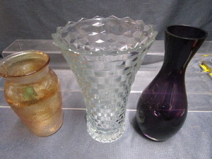 lot 185 image: Vases, Amethyst, Carnival, Fostoria