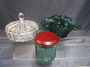 lot 192 image: Imperial Bowl, Canister, Candy