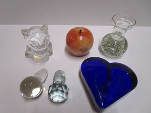 lot 222 image: Paperweights