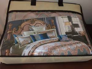 lot 336 image: Luxurious Silk Bedding Set from To Lua Viet Nam