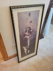 lot 496 image: Framed Veuve Clicquot Ponsardin Champagne Art Print
