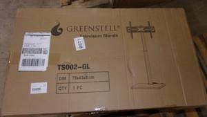lot 33 image: television stand unopened...