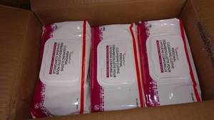 lot 45 image: cas eof 6 personal cleansing cloths...