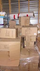 pallet of lighting...