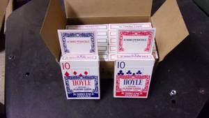 lot 49 image: case of 12 packs of hoyle officcial...