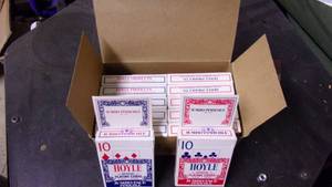 lot 51 image: case of 12 packs of hoyle officcial...