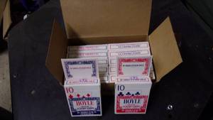 lot 52 image: case of 12 packs of hoyle officcial...