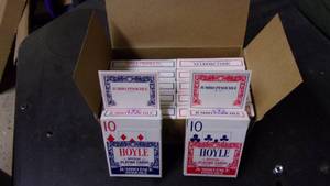 lot 57 image: case of 12 packs of hoyle officcial...