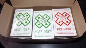 lot 69 image: 12 packs of bridge league new old s...