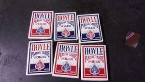 lot 80 image: 6 new old stock hoyle official poke...