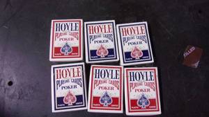 lot 84 image: 6 new old stock hoyle official poke...