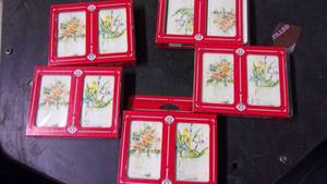 lot 99 image: 5 sets of unopened bridge sets...