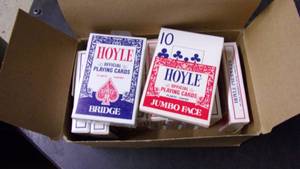 lot 104 image: 11 packs of hoyle playing cards...