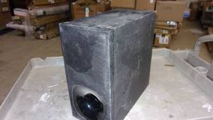 lot 120 image: powered sony subwoofer...