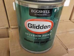 lot 100 image: 8 qts Glidden Paint- your choice of...