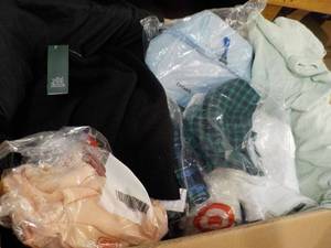 lot 107 image: 25 or so Clothing Items from a majo...