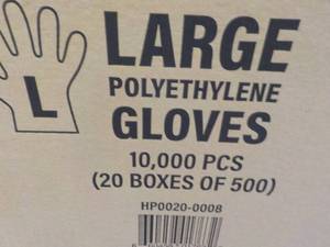 lot 111 image: Case of 10,000 size Large Single Us...