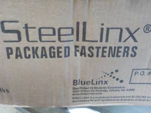 lot 116 image: Steel Linx Packaged Fasteners 20 lb...