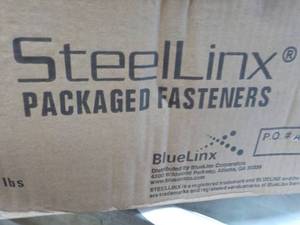 lot 117 image: Steel Linx Packaged Fasteners 20 lb...