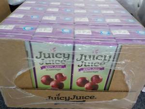 lot 121 image: 32 pack Grape Juicy Juice...
