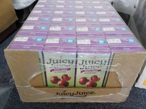 lot 123 image: 32 pack Grape Juicy Juice...