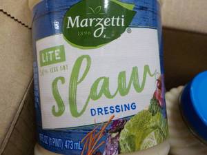 lot 126 image: 6 ct Marzetti Lite Slaw Dressing...