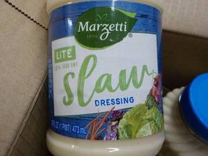 lot 127 image: 6 ct Marzetti Lite Slaw Dressing...