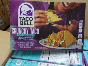 lot 133 image: 12 ct Taco Bell Crunchy Taco Meal K...
