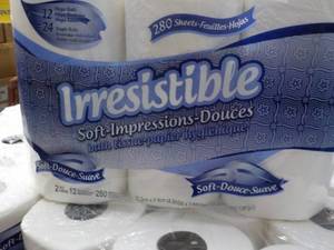 12 Rolls Irresistible 2 Ply Bath Ti...