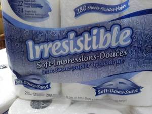 lot 138 image: 12 Rolls Irresistible 2 Ply Bath Ti...