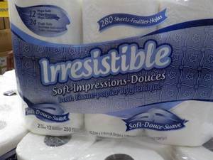 lot 139 image: 12 Rolls Irresistible 2 Ply Bath Ti...