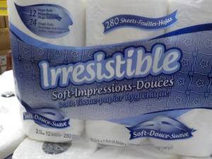 lot 141 image: 12 Rolls Irresistible 2 Ply Bath Ti...
