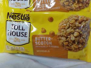 lot 147 image: 4 ct 11 oz bags Nestle Butterscotch...