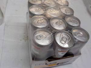 lot 157 image: 12 ct Celsius Peach Mango Green Tea...
