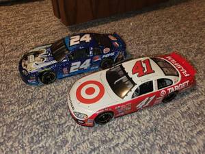lot 44 image: Set of 2 NASCAR Diecast Model Cars Featuring Star Wars and Target Liveries