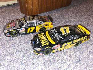lot 46 image: Set of 2 DeWalt #17 NASCAR Diecast Models