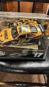 lot 51 image: Dewalt Racing #17 Die-Cast Model Car in Display Case