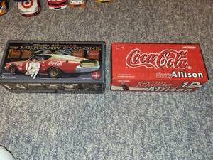 lot 54 image: Bobby Allison No. 12 Coca-Cola 1969 Mercury Cyclone Die-Cast Model Car