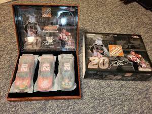 lot 76 image: Collectible Tony Stewart #20 NASCAR Die-Cast Car Set with Home Depot Livery