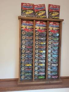 lot 94 image: Display Case of 39 Legends Muscle Cars U.S.A. Die-Cast Models