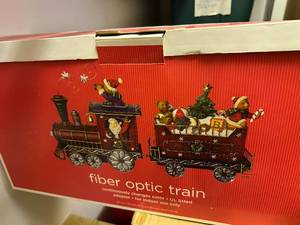 lot 164 image: Fiber Optic Train with Color-Changing Lights
