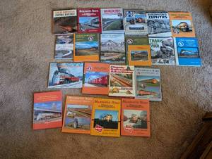 lot 207 image: Collection of 16 Railroad History Books and Brochures