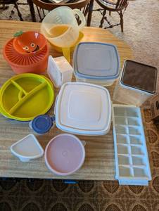 lot 240 image: Collection of Tupperware Storage Containers and Bowls