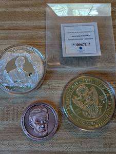 lot 244 image: American Civil War Sesquicentennial Coin Collection with Certificate