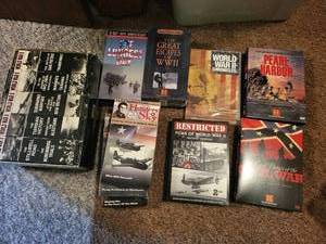 lot 261 image: Collection of World War II and Civil War Documentary DVDs