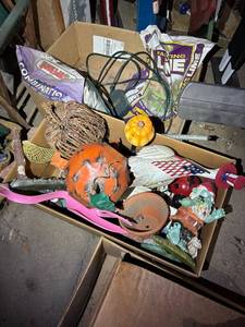 lot 367 image: Assorted Garage Sale Items and Invacare Commode Chair