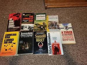 lot 425 image: Collection of 9 War History Books Featuring D-Day and WWII