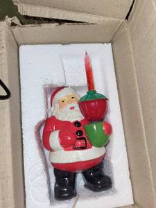 lot 500 image: Vintage St. Nicholas Square Christmas Village Set