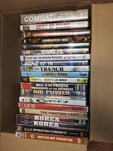 lot 501 image: Sony DVD Player with Remote and Set of 41 War Documentaries